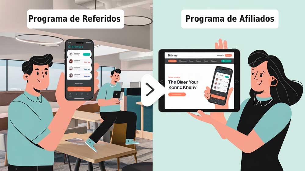 Diferencias entre el programa referidos de bit2me y su programa de afiliados