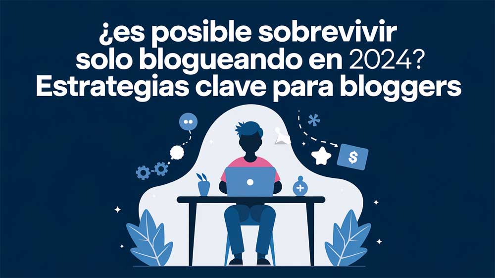 Es posible sobrevivir solo blogueando en 2024? Estrategias clave para bloggers