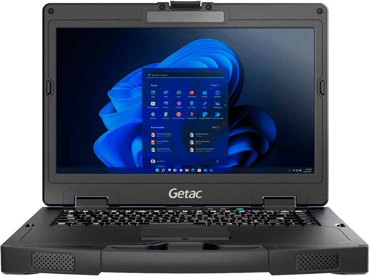 Getac S410 G5. Rugged laptops for factory work. 
