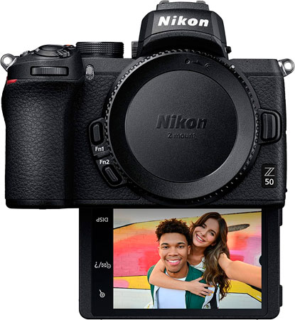 Nikon Z50 Las mejores camaras para vloggers