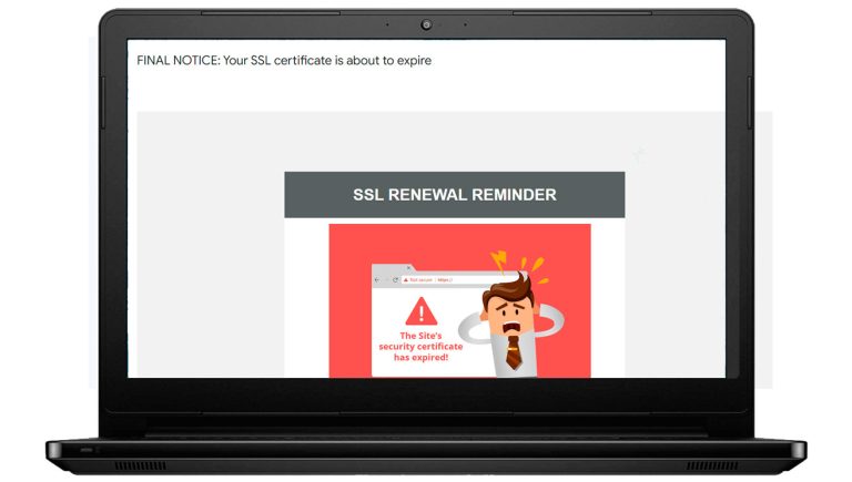 ¿Qué hago cuando recibo el mensaje "Your SSL certificate is about to expire"?