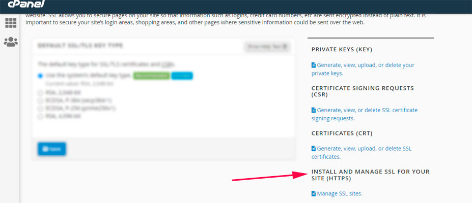 Cómo instalar los certificados SSL en CPanel