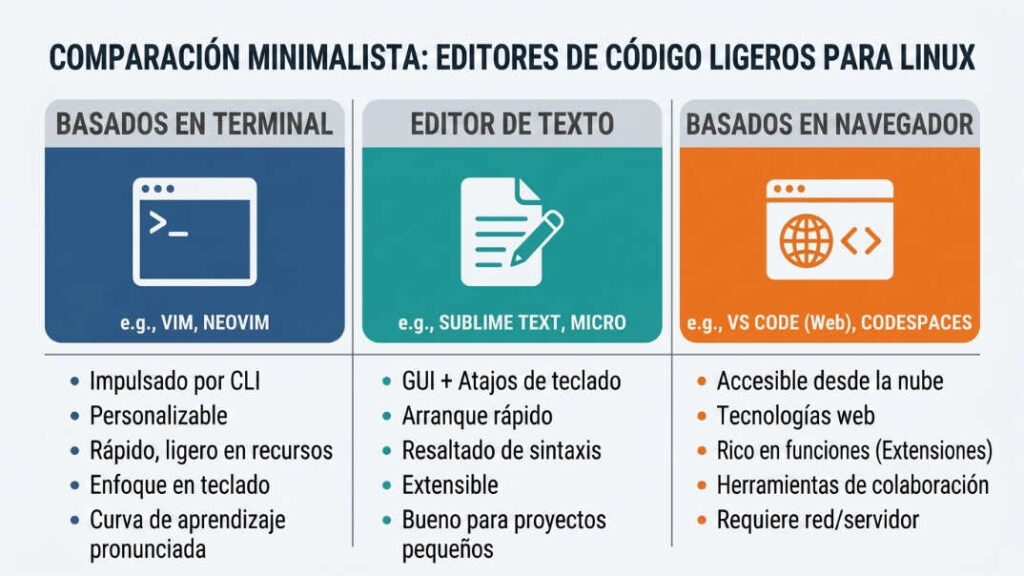 Comparativa de editores html gratis para linux