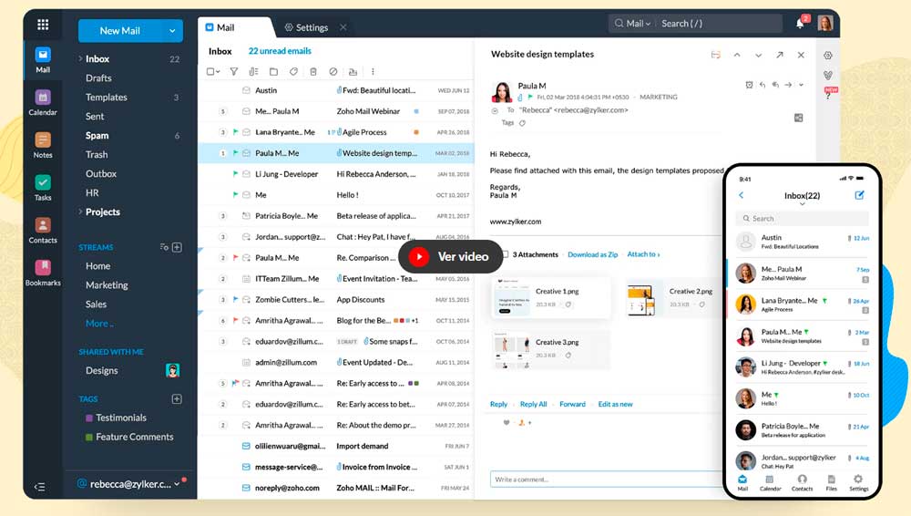 ZohoMail, la mejor alternativa al correo corporativo gratuito