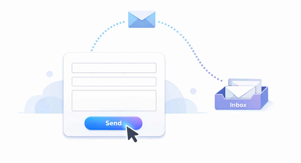 Formulario de contacto sin servidor: hacer que tu formulario de contacto envíe correos de verdad (sin servidor ni programación)