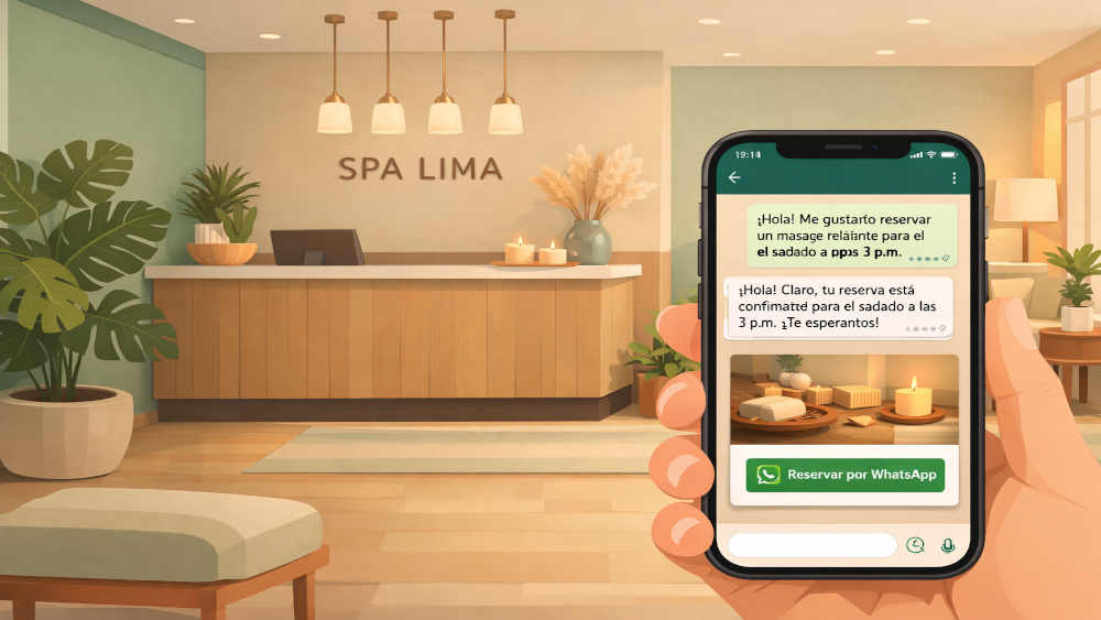 Landing page para spa y estética en Lima