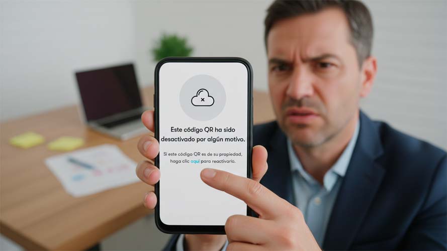 Este código QR ha sido desactivado por algún motivo