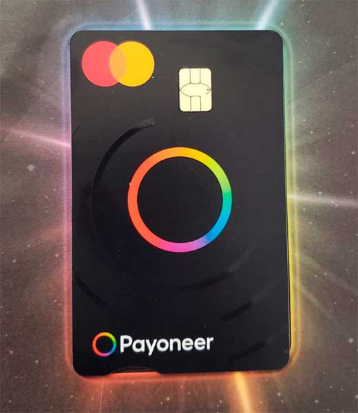 Así es la nueva tarjeta Payoneer