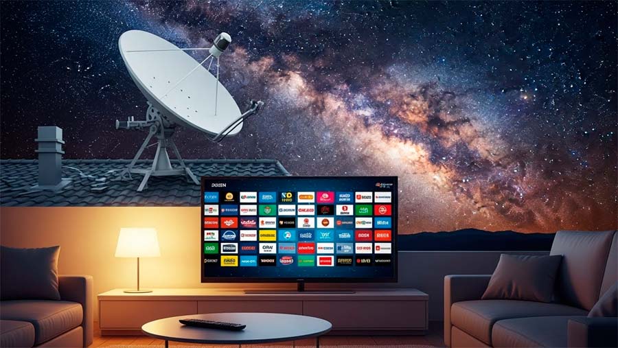 Televisión por satélite gratis