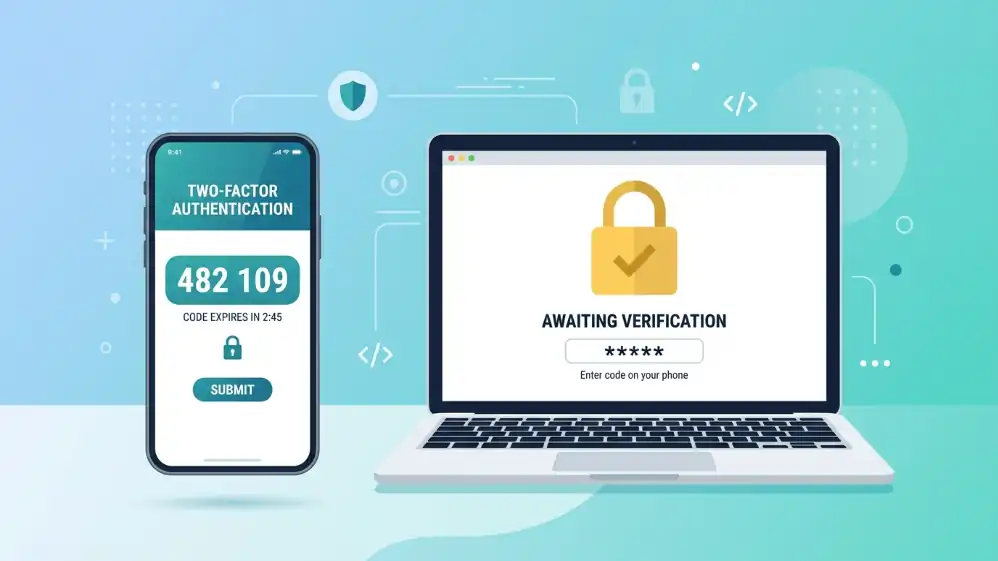 verificación en dos pasos protegiendo una cuenta